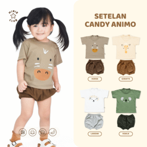 Minieclub Setelan Baby Candy Animo