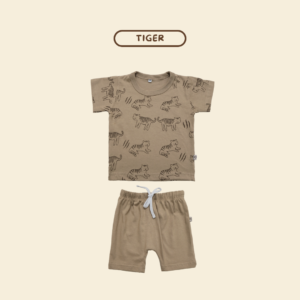 Minieclub Setelan Fauna Baby Tiger