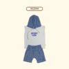 Minieclub Hoodie Set Blues
