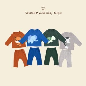 Minieclub Set Piyama Baby Jungle