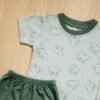 Minieclub set baby green bear