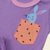 Minieclub Setelan Purple Bunny