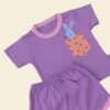 Minieclub Setelan Purple Bunny