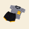 Minieclub Setelan Stripe Pocket Tiger