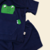 Minieclub Setelan Hoodie Navy Croco