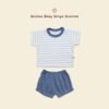 Minieclub Setelan Stripe Overtee Baby