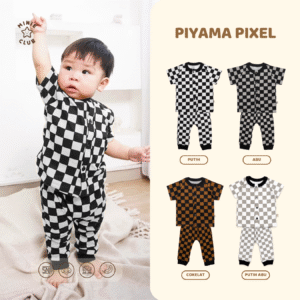 Minieclub Setelan Pixel Piyama