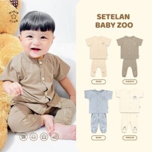 Minieclub Setelan Baby Zoo