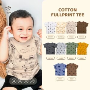 Minieclub cotton fullprint tee