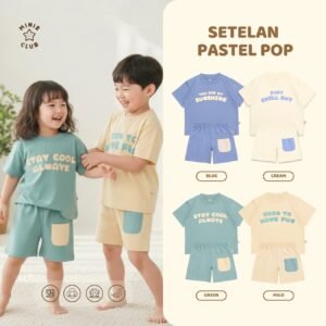 Minielcub Setelan Pastelpop