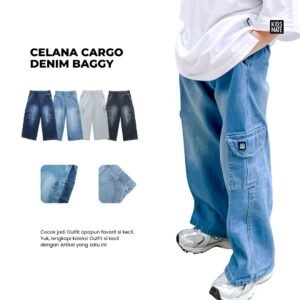 Kidsmate Cargo Denim Baggy