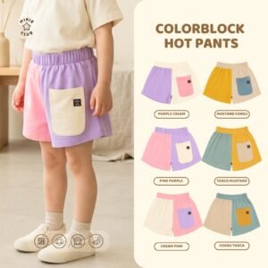 Minieclub Colorblock Hot Pants