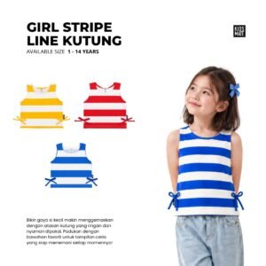 Kidsmate Girl Stripe Line Kutung