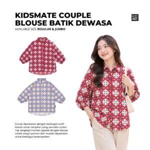 Kidsmate Couple Blouse Batik Dewasa