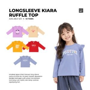 Kidsmate Longsleeve Kiara Ruffle Top